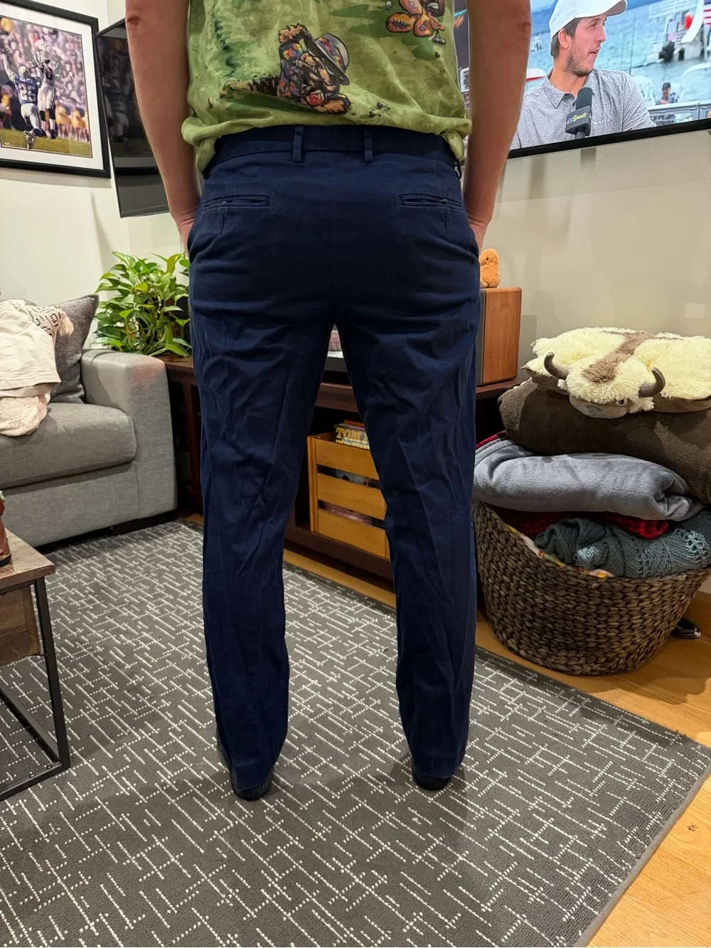 J. Crew Dark Navy Slim Chinos